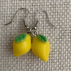 New Yellow Lemon Earrings